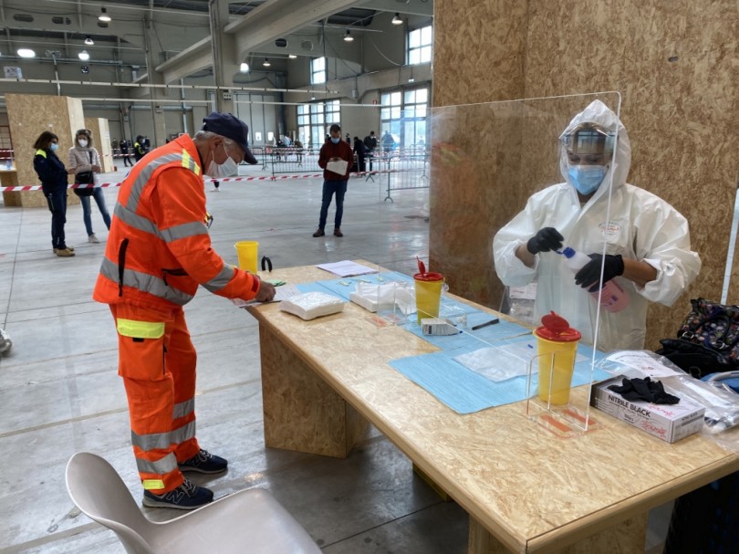 Test sierologici al Palafiere: domenica altri 1500 per gli over 50